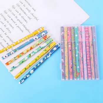 

10Pcs/set Love Multicolored Gel Pen Set Cute Color Gel Pens Creative Little Fresh Animal Pattern Netural Pens for Girls Gift