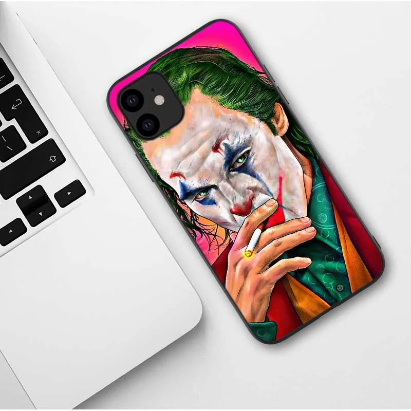 Чехол Horror Happy Face для iPhone 11 Pro Max Joker Movie Joaquin Phoenix мягкий чехол для iPhone X XR XS Max Xs 6S 6 7 8 Plus