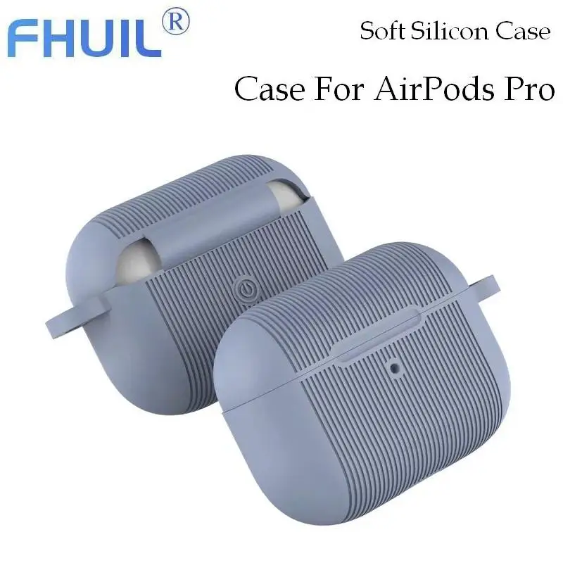 Роскошный цветной чехол для AirPods Pro мягкий силиконовый Bluetooth наушников защитный