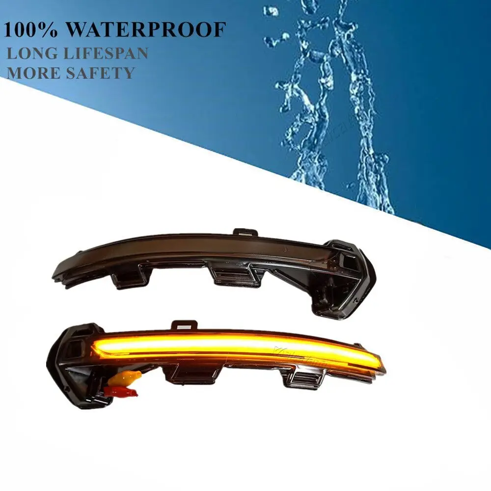 

2Pcs Car Dynamic LED Turn Signal Light Rearview Mirror Blinker Indicator for VW Passat B8 Arteon 2015 2016 2017 2018 2019
