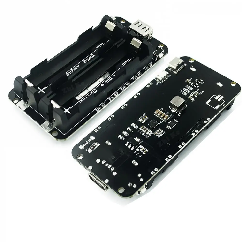 Внешний аккумулятор ESP8266 ESP32 двойной 18650 литиевый 5 В а 3 1 А зарядный Модуль Micro USB