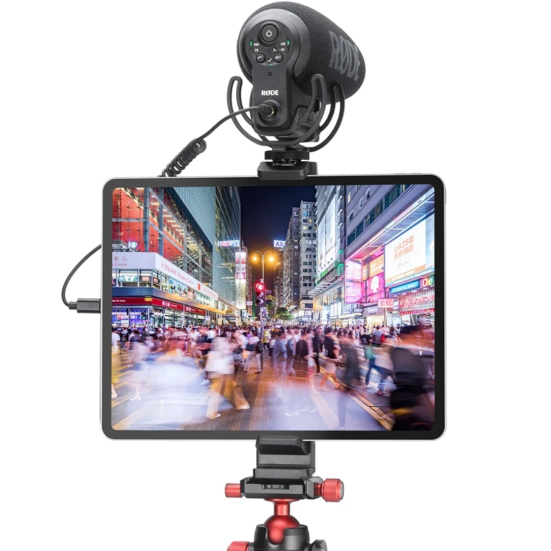 Vijim Ulanzi U-pad ii Universal Tablet Suporte Braçadeira para Ipad Smartphone Titular Tripé de Montagem com Parafuso Sapato Frio para Microfone Led - Image 2