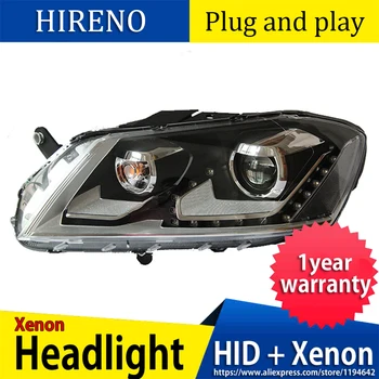 

Car Styling for VW Passat B7 Headlights 2012-2016 Magotan LED Headlight DRL Hid Head Lamp Angel Eye Bi Xenon Beam Accessories