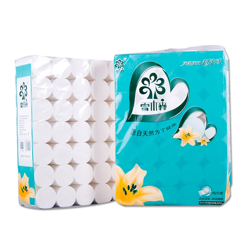 In Stock 12 Pei Pack Household Toilet Paper Factory Direct Bulk Volume
