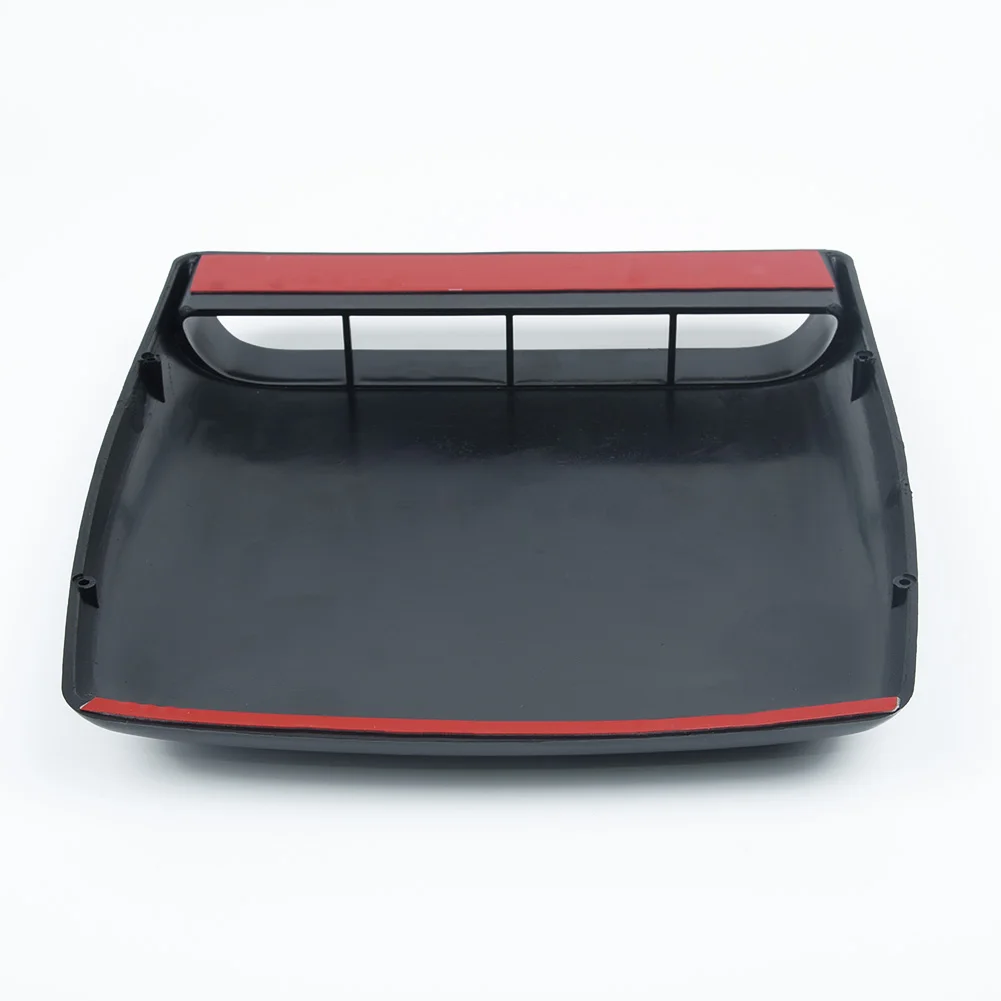 Universal car decorative Air Flow aspirazione Hood scoop Vent cofano copertura in fibra di carbonio