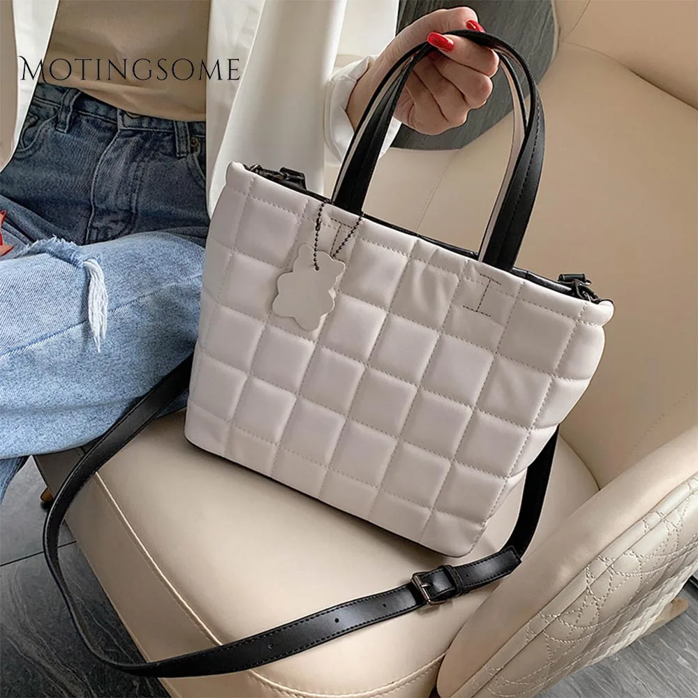 

Women Bucket Bag Diamond Lattice Soft Leather Shopper bag Crossbody Messenger Shoulder Fashion Bags Ladies Luxury Bags 2019 New