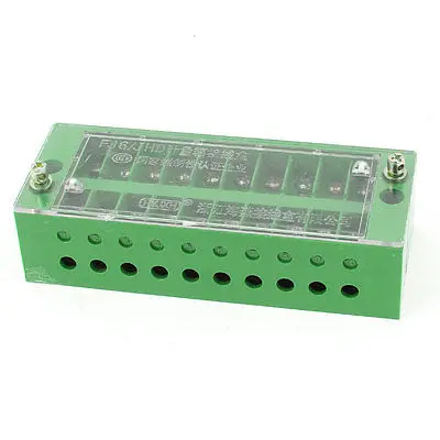 

220-660V 5-20A 10 Positions Power Distribution Block Terminal for Metering Box