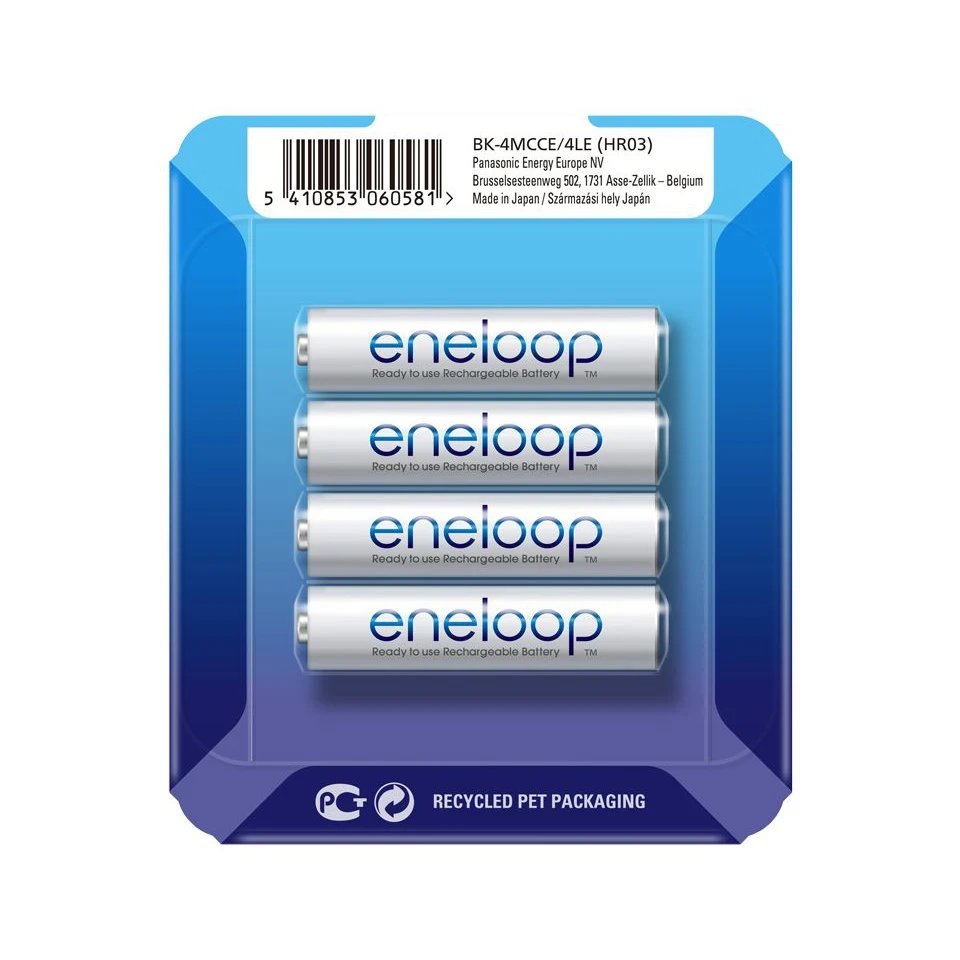 Аккумуляторы Panasonic eneloop(AAA) BK-4MCCE/4LE
