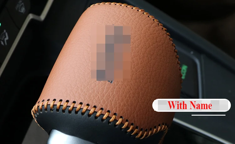 Для Honda CRV Accessories аксессуары кожаная Автоматическая рукоятки рычага КПП крышка передач DIY Ручная прошитая ручка переключения рулевого механизма автомобиля