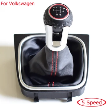 

Gear Shift Knob Complete For VW Golf 6 MK6 GTI GTD R20 2009-2013 5 6 Speed Manual Car Stick Lever Shifter HandBall Gaiter Boot