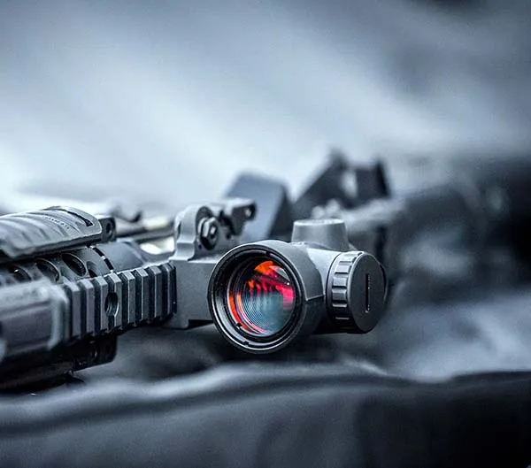 Тактический прицел для винтовки Trijicon Mro Style 1x с красной точкой высоких и низких