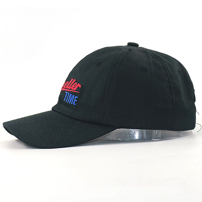 Его MUELLER TIME strapback шляпы для папы хлопок регулируемые буквы вышивка бейсболки для мужчин и женщин модные изогнутые шляпы от солнца