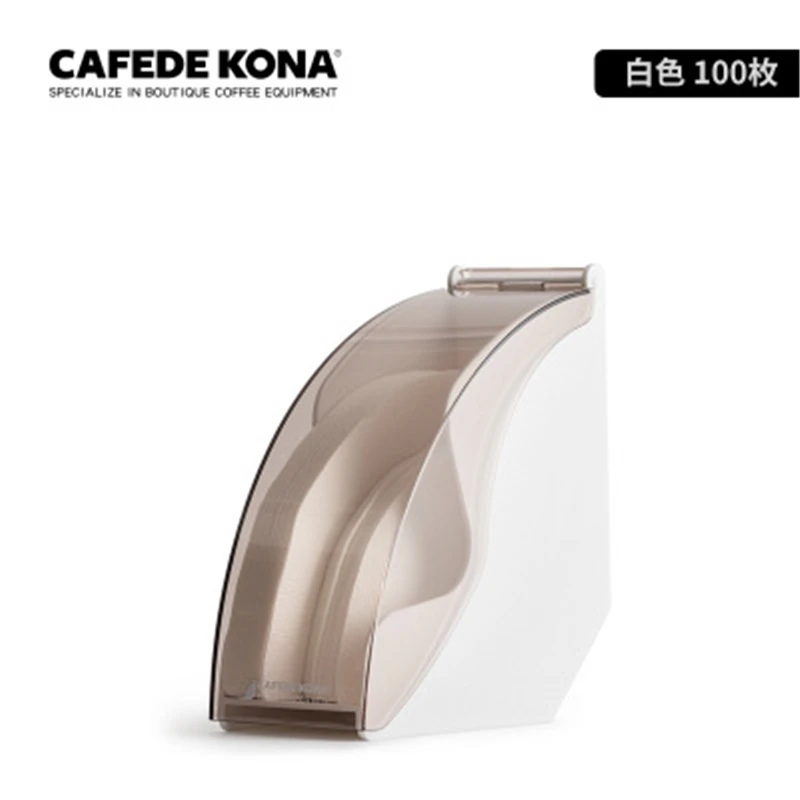 CAFEDE KONA коробка для хранения фильтровальной бумаги V60 V образный влагостойкий