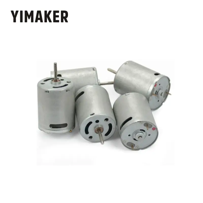 YIMAKER 5 шт. 370 микро DC мотор DC7.4V 30500RPM высокоскоростные автомобильные двигатели для