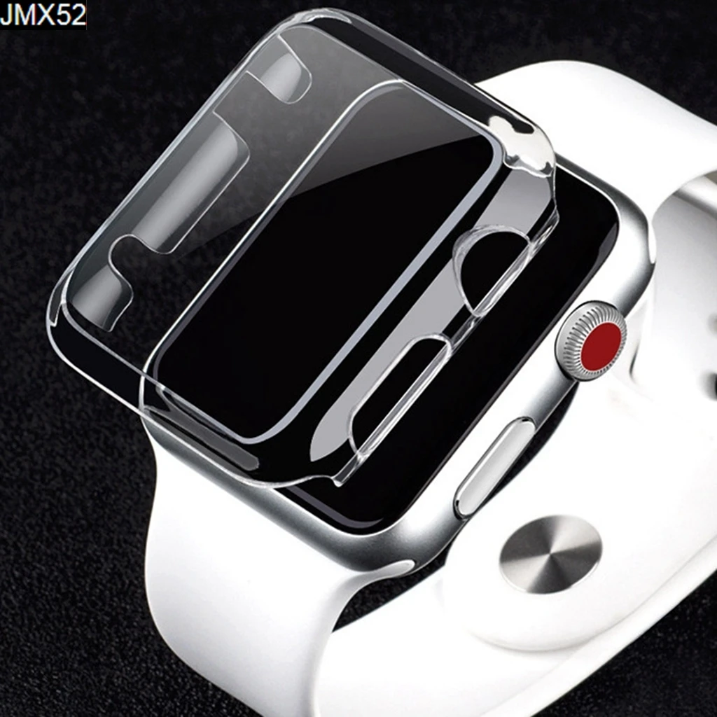 Полный Чехол для наручных часов Iwatch, 5 4 3 2 1 38 мм 42 мм чехол для Apple Watch, версии 5 4 3 2 1 40 мм 44 TPU чехол 44 мм часы Чехол
