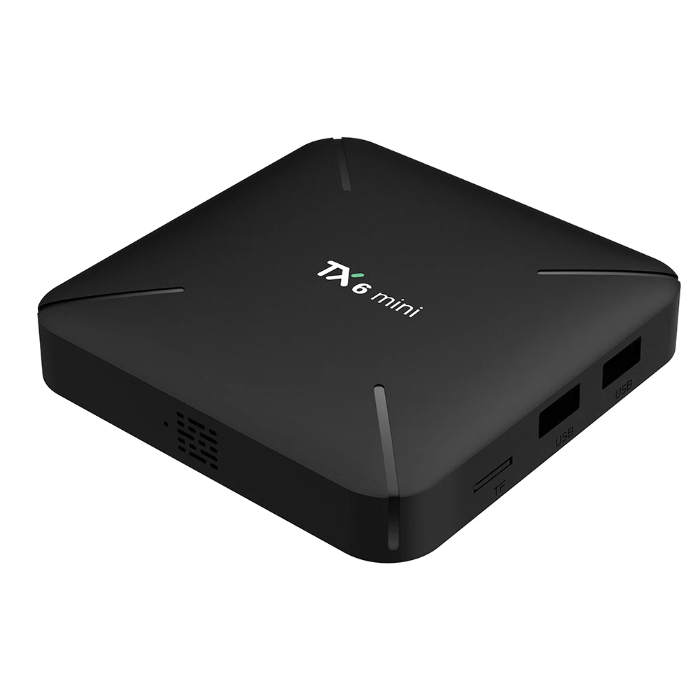 TX6 мини Smart Android tv Box Android 9,0 четырехъядерный 2 ГБ+ 16 Гб 2,4 г WiFi 4K HD AirPlay set top box поддерживает многоязычный