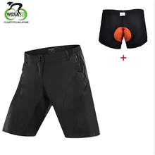 WOSAWE Мужские летние быстросохнущие дышащие велосипедные шорты, уличная спортивная одежда для горного велосипеда, горного туризма, бега, рыбалки