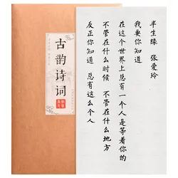 Petit cahier de Calligraphie régulier, 120 feuilles, cahier de Calligraphie au pinceau, cahier de Calligraphie de Style chinois 