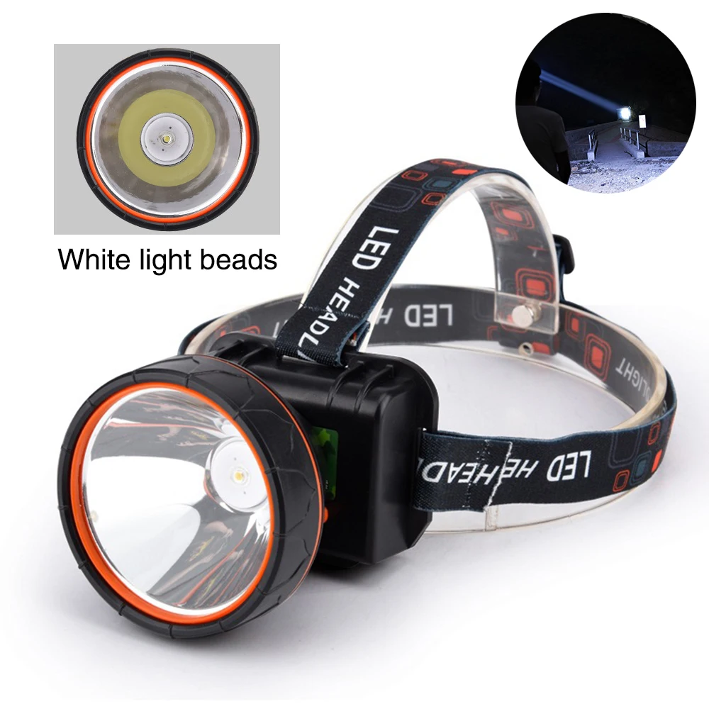 

Headlamp Rechargeable 2 Modes WaterResistant Torch Strong Light Sporting Goods Running Headlight Head Torch Lamp 5W Fishing