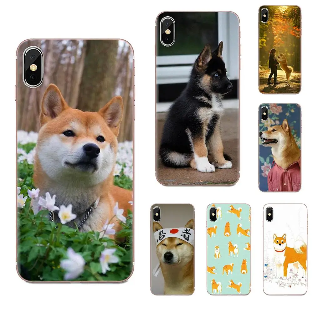 Мягкая защита для экрана Sony Xperia Z Z1 Z2 Z3 Z4 Z5 compact Mini M2 M4 M5 T3 E3 E5 XA XA1 XZ Premium Baby Shiba Inu Dog |