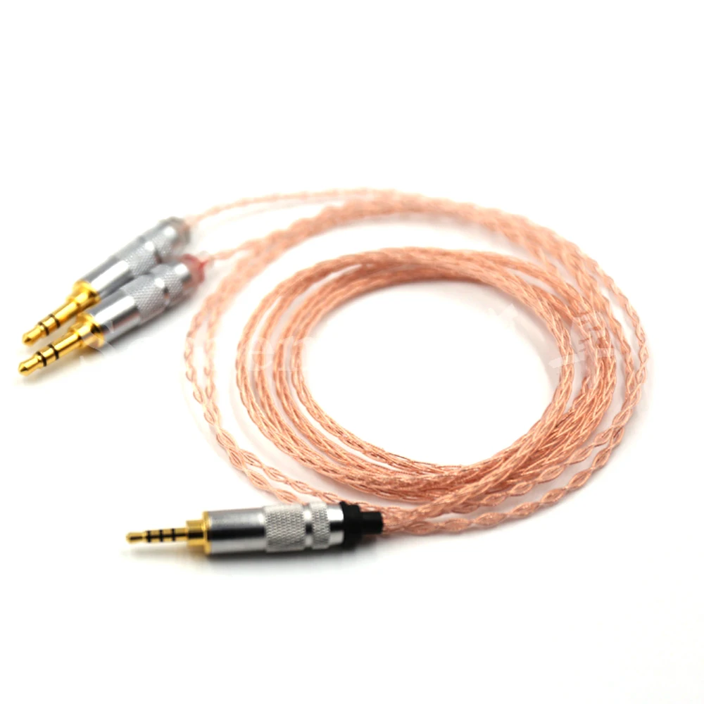 2 5mm TRRS Balanced 8 core Litz braid Headphone Upgrade Cable for MDR Z7 Z7M2 MDR Z1R D600 D7100