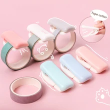 

Tape Cutter Cutting Clip Hand Account Tape Dividing Creative Text Mini Hand Tear Tape Tape Seat