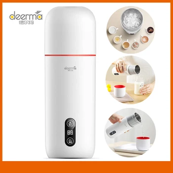 

Deerma Portable Electric Water Cup 350ml Temperature Display Smart Touch Control Insulation Anti-scald Smart Kettle