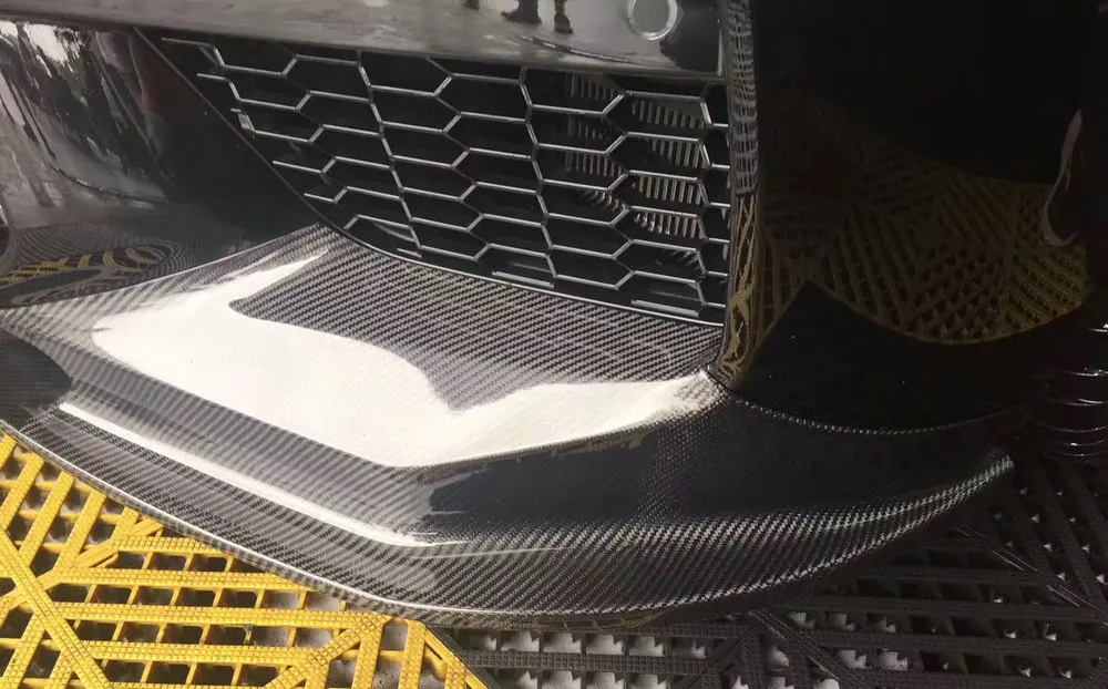 Авто автомобиль 3D Стиль передняя губа карбоновое волокно передний бампер крыло спойлер для BMW M5 F90 боди наборы передние бамперы