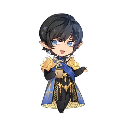 I Finall Fantasy XIV FF14 Haurchefant Greystone Брелок Кошелек сумка брелок ремешок акрил креативный подарок Мода милый прекрасный - Цвет: I