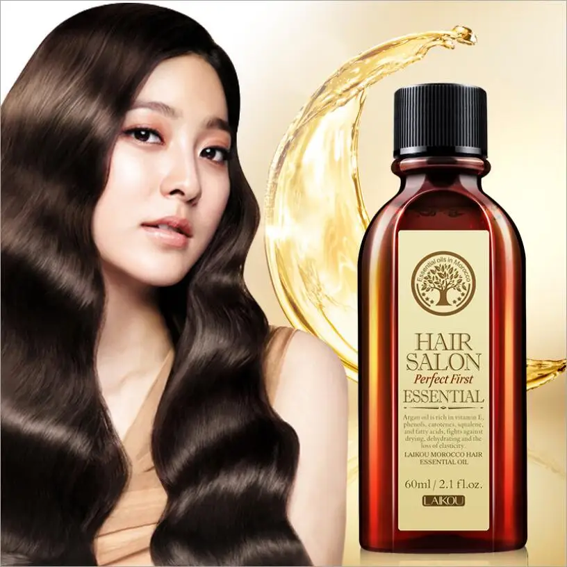 Hot 60ML Multi-functional Hair & Scalp Treatments Hair Care Moroccan Pure Argan Oil Hair Essential Oil for Dry Hair Types Hot 60ML Multi-functional Hair & Scalp Treatments Hair Care Moroccan Pure Argan Oil Hair Essential Oil for Dry Hair Types