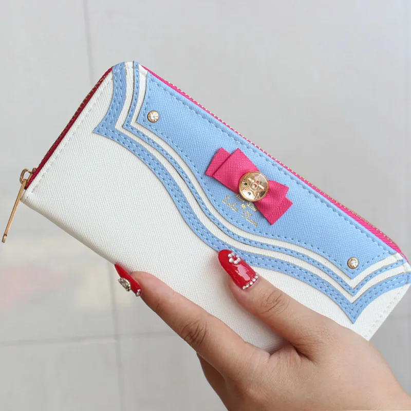 Japanese films Sailor Moon The same periphery Butterfly Wallet Long zipper lady bag Gifts for Lovely Girl's |