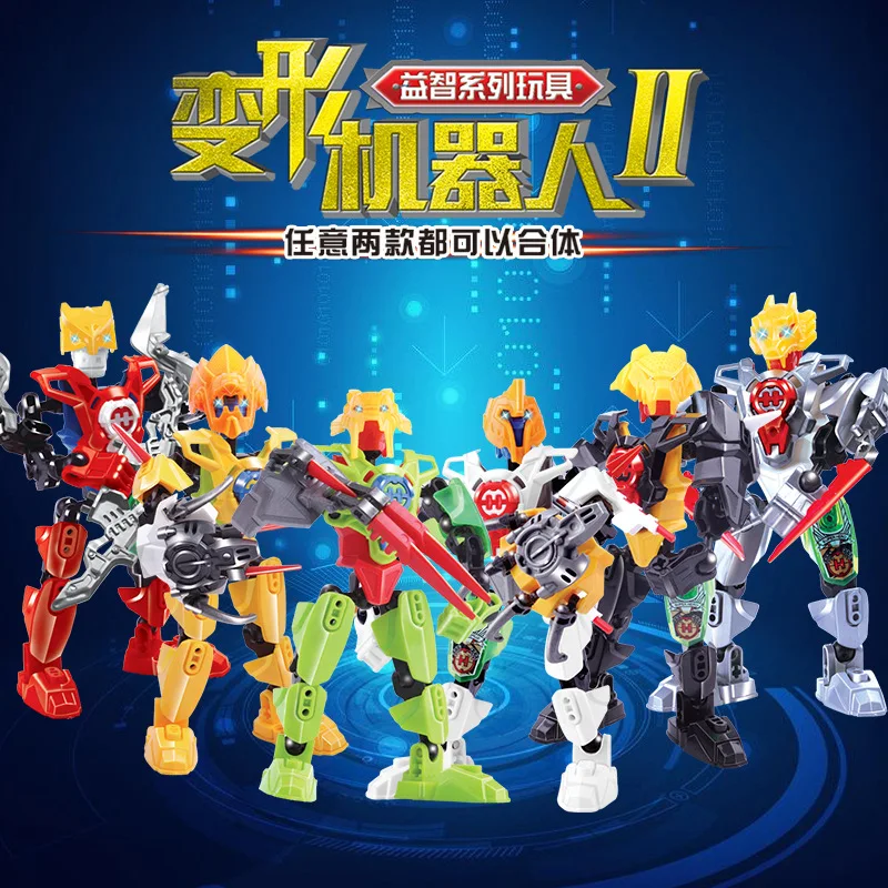 

[Will Grab Hot Selling] Disassembly Hero Figurine Deformation Toy Ares Fit Children'S Educational Robot Models