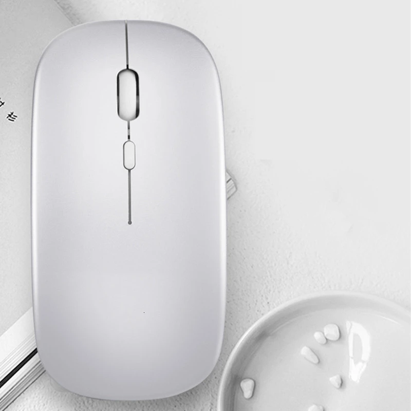 Мини-портативная ультратонкая Бесшумная мышь 2,4G Беспроводная фотоэлектрическая мышь с usb-приемником для ноутбука, совместимая с Xh