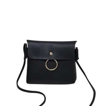 

Women Fashionable Crossbody Bag Large Capacity Crossbody Bag with Rivet and Hardware Ring Ornaments Multipurpose Shoulder Bag