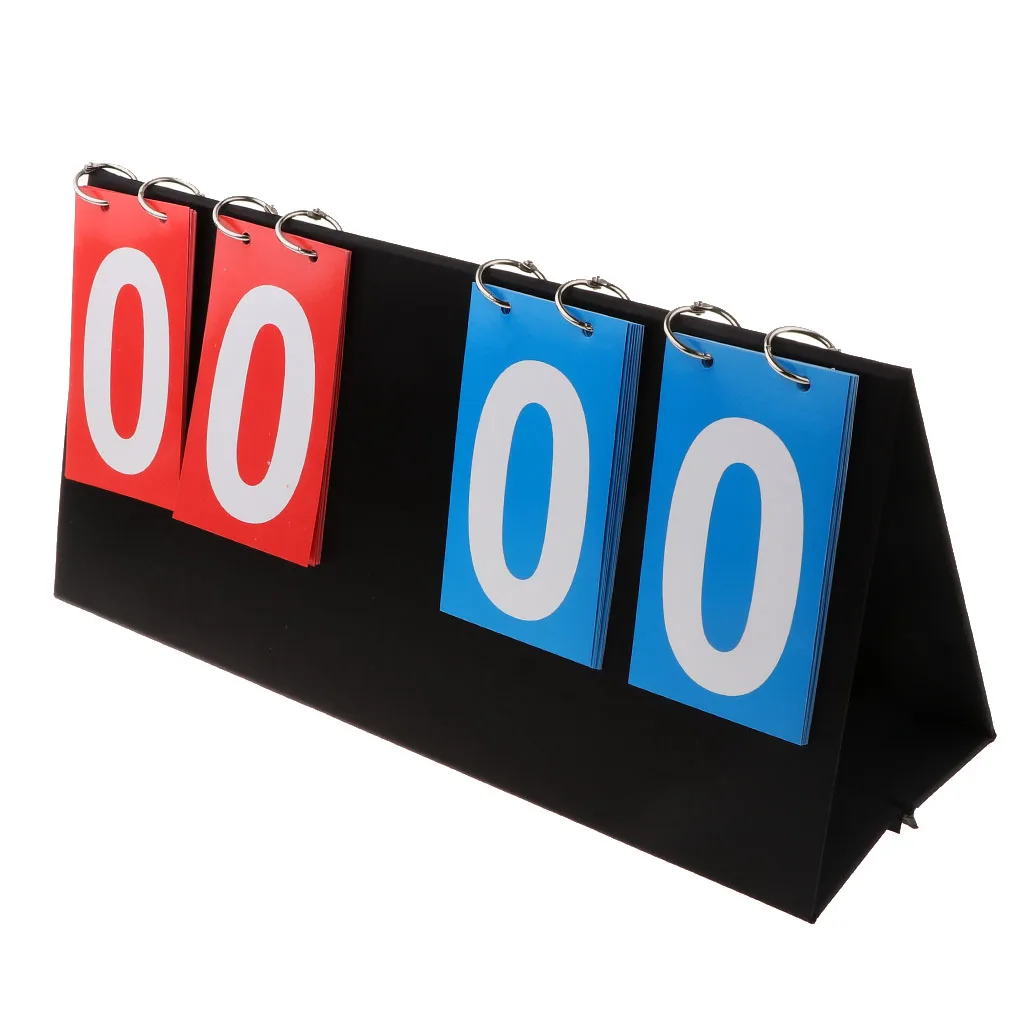 Sporting Goods Portable Table Top Scoreboard Indoor Outdoor Easy-Flip Basketball, Football