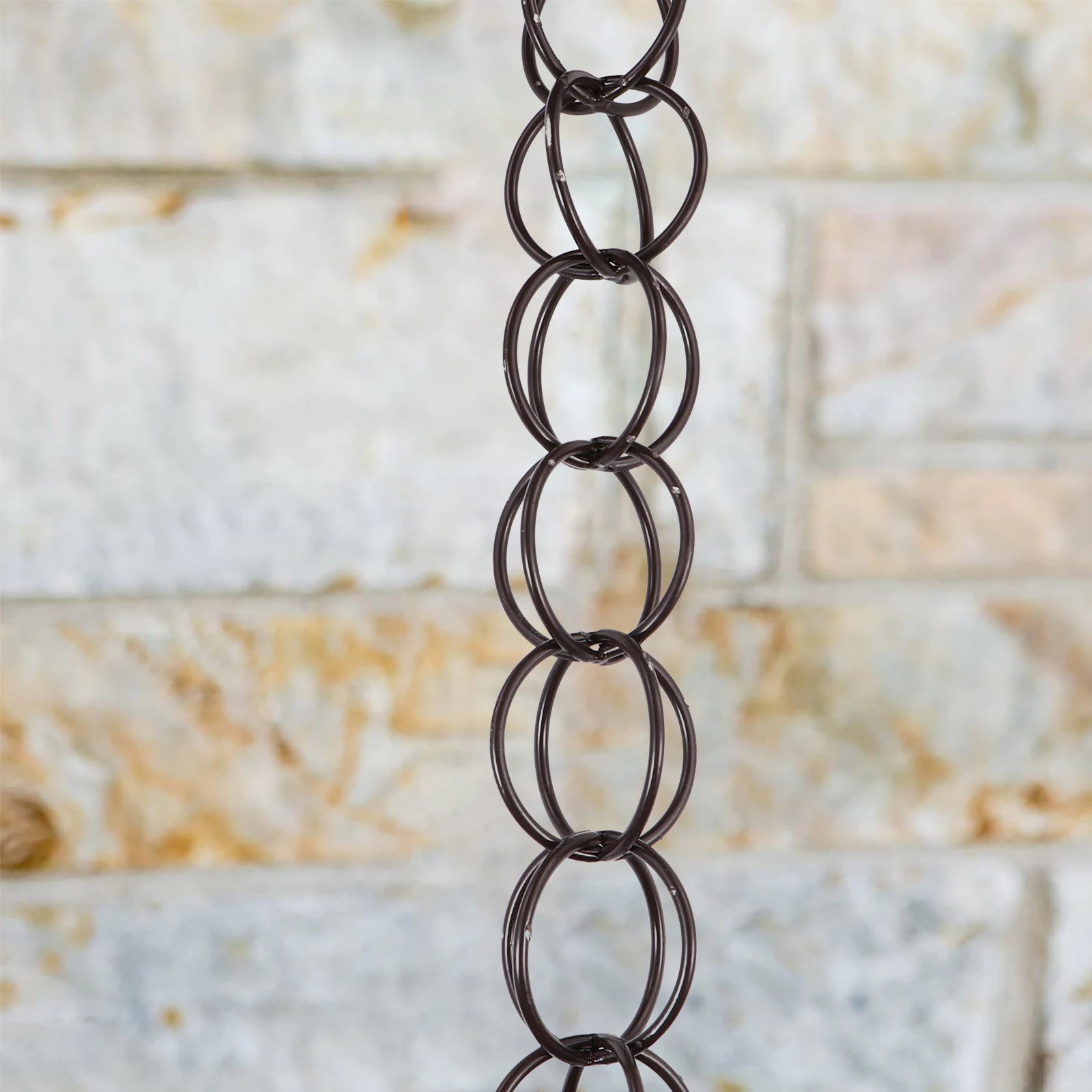 1PC 1M Winter Drainage Chain Copper Rain Chain Building Villa Roof Gutter Rainwater Drainage Rain Gutter Downspout