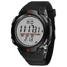 Светодиодный электронные часы спортивные мужские военные наручные часы водонепроницаемые часы модные цифровые наручные часы многофункциональные