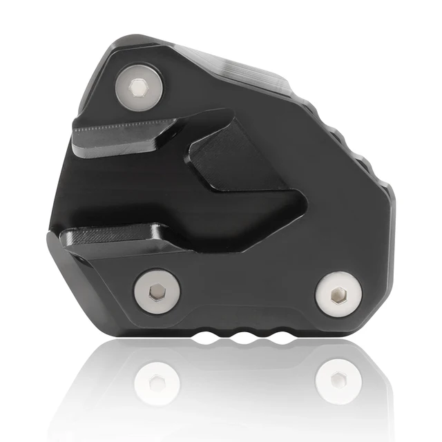 Kickstand Side Stand Support Enlarge Extension Plate Pad For Tiger 800 XC 2010-2014 800 XCx XCa XR XRx XRt 2015-2021 black