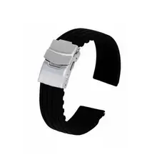 

Hot Sales 18/20/22/24mm Men Women Replacement Silicone Watch Strap Band for Wrist Watch