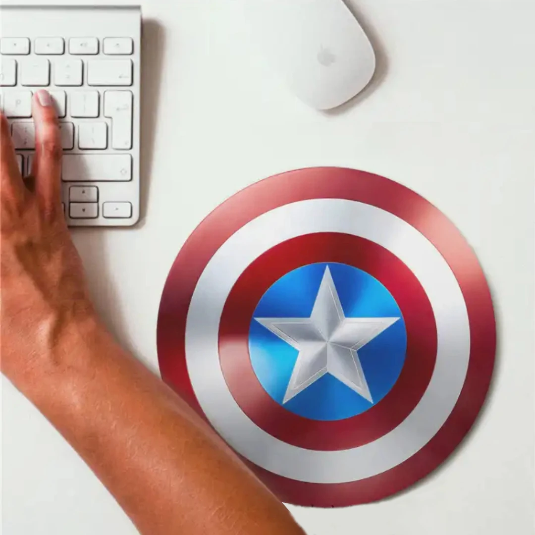 The Avengers Captain America Computer Anti-Slip Mouse Mat Pad