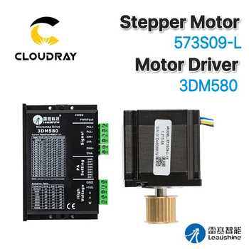 

Leadshine Nema 23 Open Loop Stepper Motor Kit 3 Phase Stepper Motor 0.9N.m/1.5N.M 573S09-L-18/573S15-L-18+Driver 3DM580
