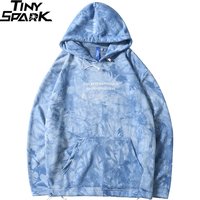 

Mens Hip Hop Hoodie Sweatshirt Streetwear Illusion Tie Dye Hoodies Pullover 2019 Autumn Harajuku Sweat Shirt Cotton Loose HipHop