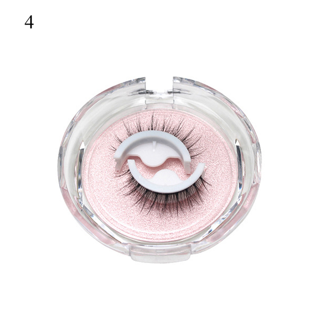 Reusable Self-adhesive False Eyelashes 3D Mink Lashes Glue-free Eyelash Extension 3 Seconds to Wear No Glue Needed Lashes