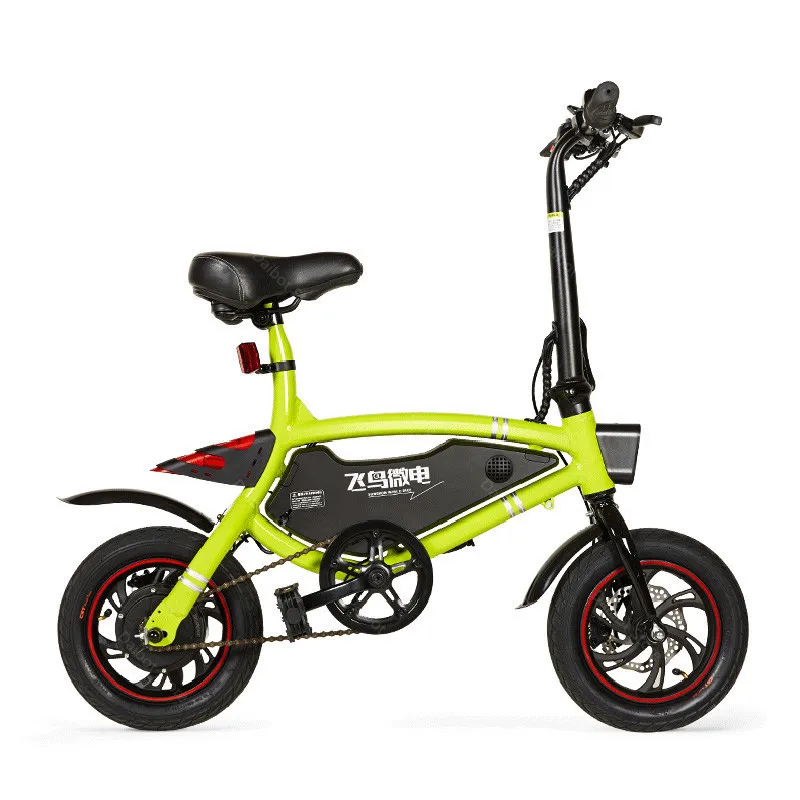 Electric Mini Bike F12 Two Wheels Electric Bicycles 12 Inch 36V 250W Portable Parent-child Electric Folding Bicycle With Basket (23)