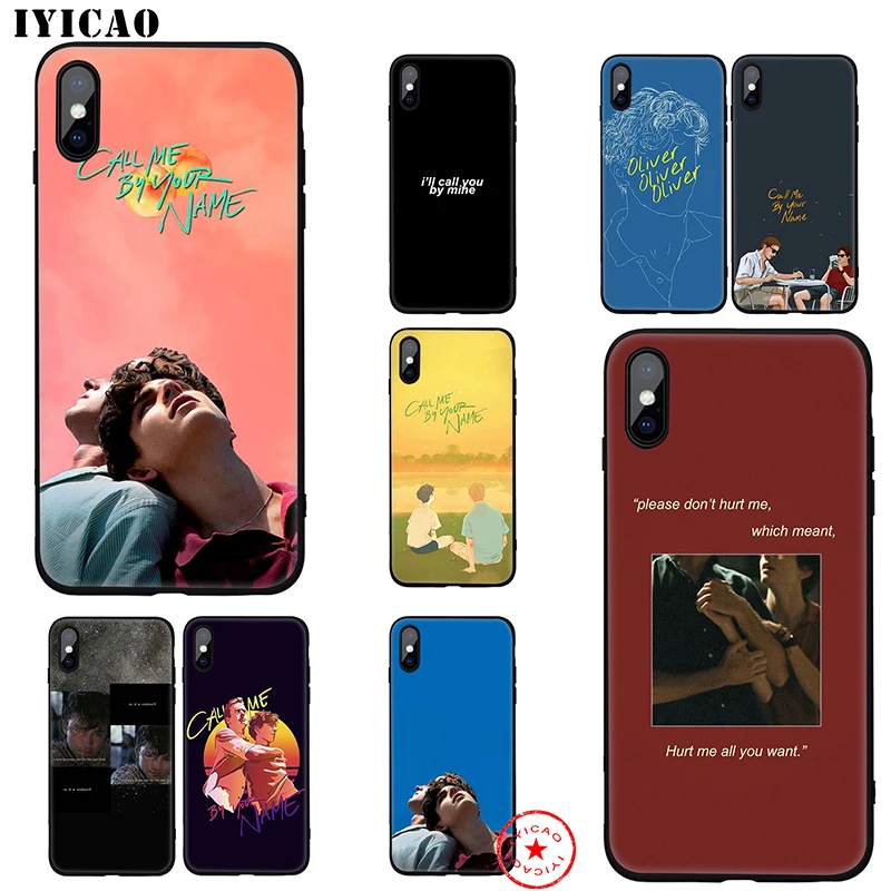 IYICAO Call Me By Your Name Soft Case for iphone 11 Pro Xr Xs Max 6 6s 7 8 Plus 5 5s Se Silicone TPU |