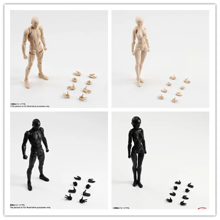 

Diffuse Dynamic Square Anime SHF Naked Baby Male Female Skin Color Black And White with Pattern Ordinary Version Mobile Garage K
