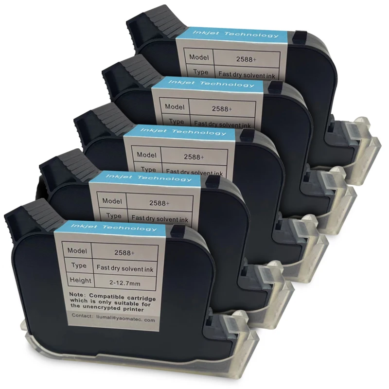 2588 2588+ Handheld Printer Ink Cartridge Fast Dry Eco Solvent 600DPI Print Height 12.7mm Inkjet