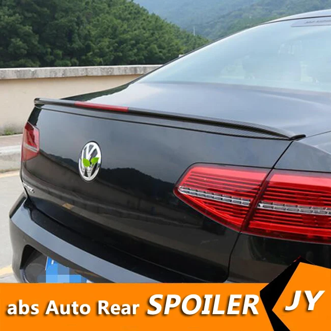 Heckspoiler Lippe Spoiler für VW PASSAT B8 Schwarz Glanz