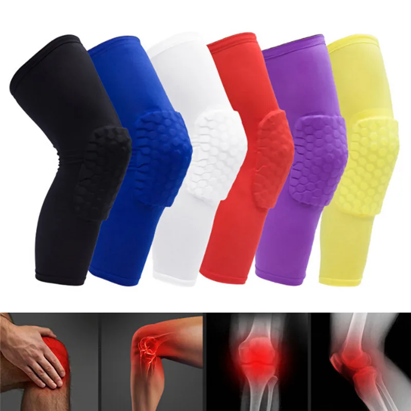 

Anti-collision Ventilation Safety Knee Pad Kneepad Compression Socks Knee Honeycomb Wraps Brace