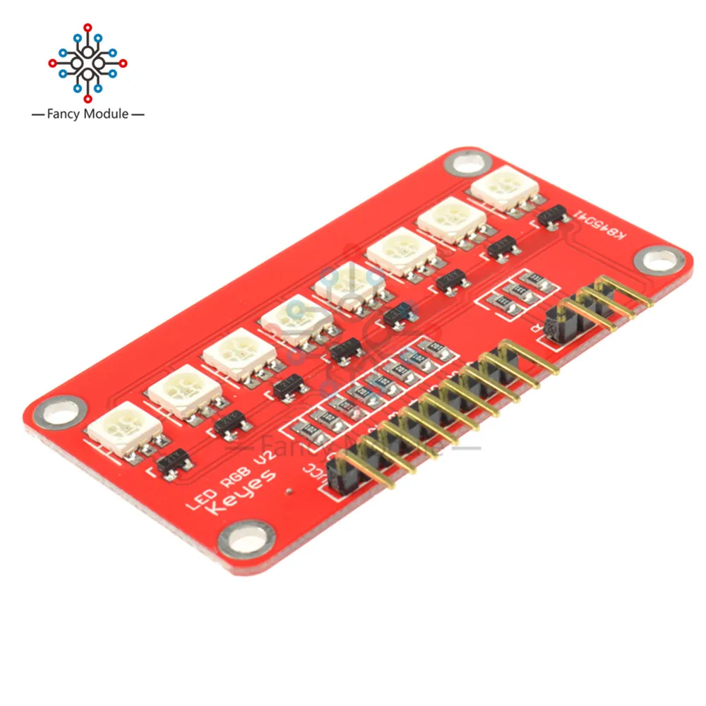 Diymore 8 бит 5050 RGB светодиодный модуль Keyes светодиодный RGB V2 плата для 51 AVR